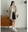 【WEB限定】ダブルステッチキルティングコート