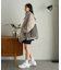 【WEB限定】ダブルステッチキルティングコート