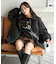 【WEB限定】ダブルステッチキルティングコート