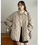 【WEB限定】ダブルステッチキルティングコート
