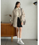 【WEB限定】ダブルステッチキルティングコート