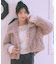 プードルファーショートブルゾン