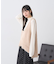 フェザーUネックニットベスト