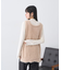 フェザーUネックニットベスト