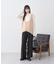 フェザーUネックニットベスト