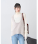 フェザーUネックニットベスト