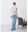 フェザーUネックニットベスト