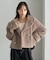 【WEB限定】シャギーショートコート
