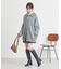 襟付きニットアウター