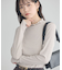ラメテレコハイネックプルオーバー
