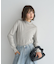 ラメテレコハイネックプルオーバー
