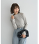 ラメテレコハイネックプルオーバー