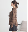 SET2点チェック柄シャーリングビスチェ＋シャツ