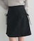 サイドレースアップミニスカート