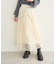レースフリルティアードスカート