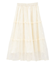 レースフリルティアードスカート