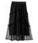 レースフリルティアードスカート