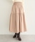 ウエストシャーリングティアードスカート