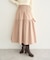 ウエストシャーリングティアードスカート