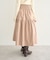 ウエストシャーリングティアードスカート