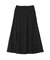 サテンフレアスカート