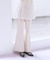 センターシームフレアパンツ