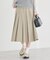 タックプリーツミディスカート