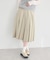 タックプリーツミディスカート