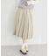 タックプリーツミディスカート