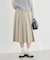 タックプリーツミディスカート