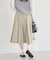 タックプリーツミディスカート