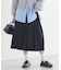 タックプリーツミディスカート