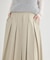 タックプリーツミディスカート