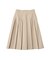 タックプリーツミディスカート