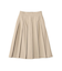 タックプリーツミディスカート