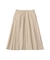 タックプリーツミディスカート