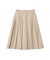 タックプリーツミディスカート