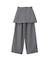 ラップスカート付きパンツ