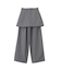 ラップスカート付きパンツ