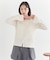 アシメ釦ツイストテレコカットソー