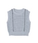 配色ラインMIXニットベスト