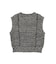 配色ラインMIXニットベスト