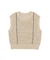配色ラインMIXニットベスト
