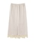 サテンレーススカート