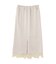 サテンレーススカート