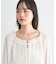 シャーリングフリルオフショルブラウス