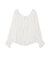 シャーリングフリルオフショルブラウス