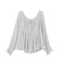 シャーリングフリルオフショルブラウス