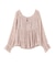 シャーリングフリルオフショルブラウス