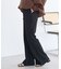 セルフカットリブフレアパンツ